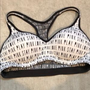 PINK yoga sports bra